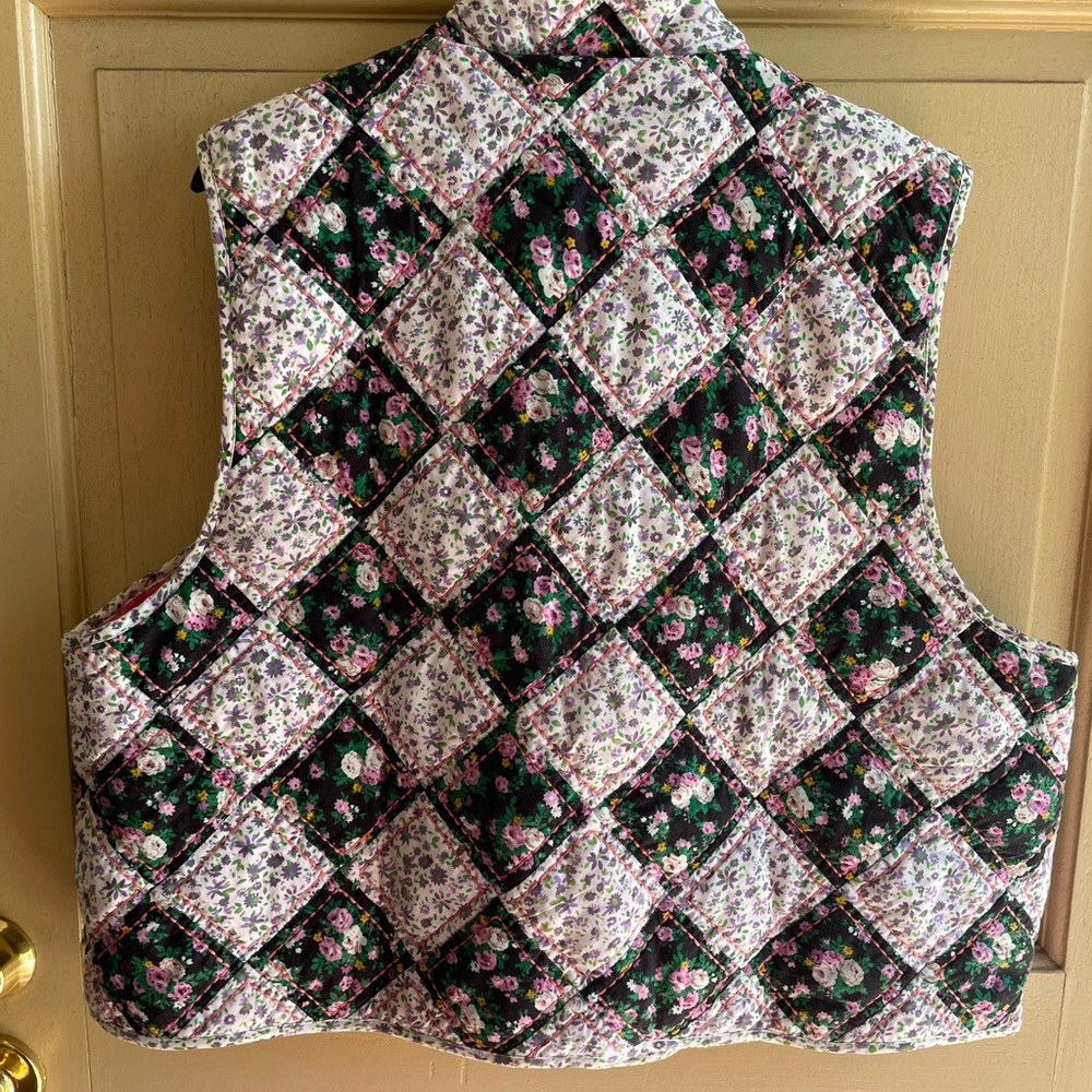 Gorgeous Clare V Timothé Cotton Quilted Vest XL/XXL Reversible has Pockets - Picture 4 of 7